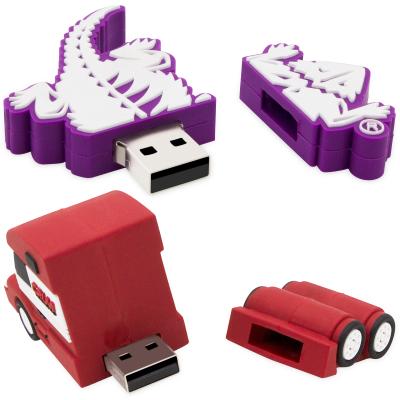 China Plastic Custom Shape Pen Drive OEM Business Gifts USB Stick 1G 2G 4G 8G 16G 32G 64G 128G 256G PU258 Custom Pattern USB Flash Drive for sale