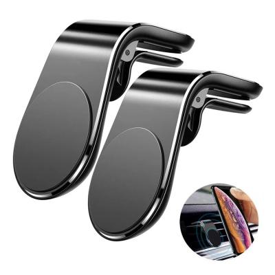 China Magnetic Top Selling 360 Degree Car Magnetic L Shaped Mobile Phone Holder for sale