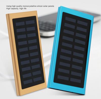 China Hot sales support fast charging power bank and super slim solar power bank 5000mah or 8000mah or 10000mah for sale