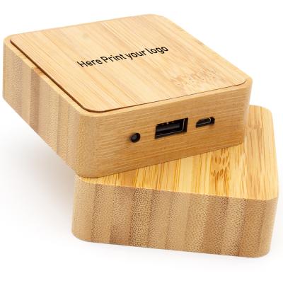 China Cheapest Bulk Fast Charging Support Wholesale Price Wooden Logo Power Station Custom Power Bank 5000mAh 8000mAh 10000mAh for sale