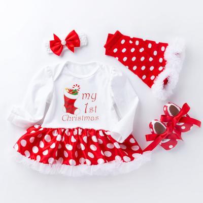 China New Kids Clothes Festival Design Many Design Christmas Baby Long Sleeve Antibacterial Blouse for sale