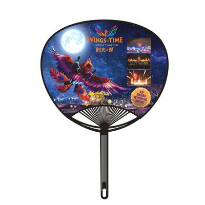 China China Customized Plastic Promotion Hand Fan for sale