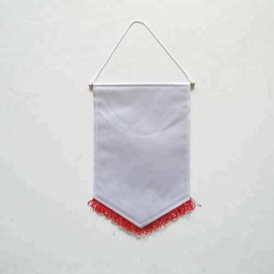 China Factory Supply Sports Team Satin Hanging Blank Pennants for sale