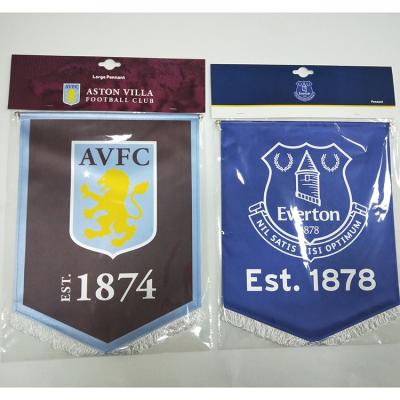 China Hanging Decoration Hanging Football Club Pennant for sale