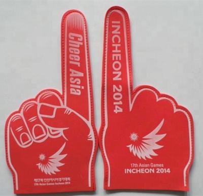 China Advertising Wholesale Custom And High Quality EVA Foam Finger for sale