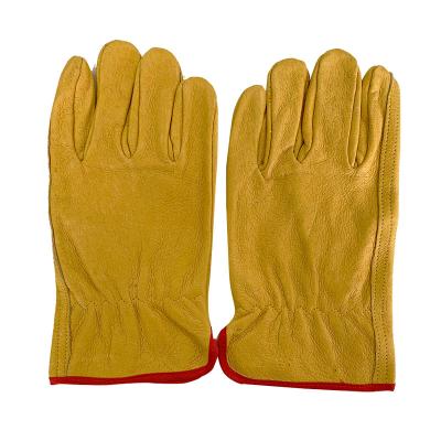 China Water Proof LP20993 Pig Split AB Grade Resistant Leather Gloves for sale