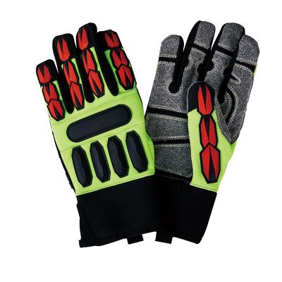 China M0396 Anti-impact Imposed TPR Knuckles Light Duty Mechanic Hand Gloves For Work for sale