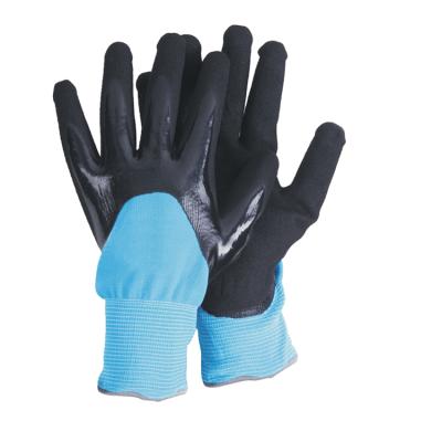 China Cheapest Construction N11502 Seamless 13G Nylon Spandex Shell With 3/4 Nitrile Working Gloves for sale