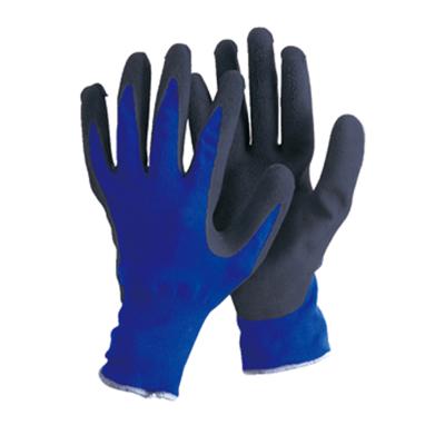 China LX11006 Construction Mens 13G Polyester Latex Foam Coated Safety Work Gloves For Industrial for sale