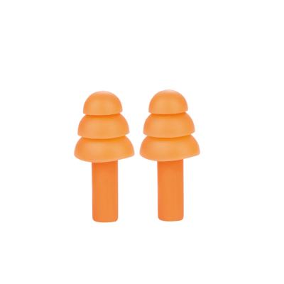 China EP005-1 Silicone Silicone Strapped Earplugs With CE EN352-2 for sale