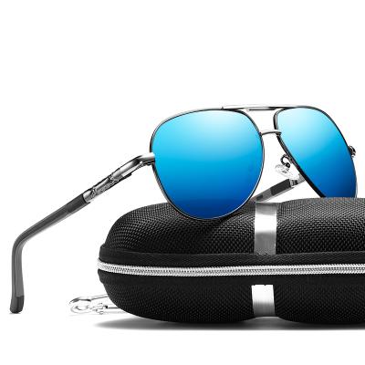 China 2021 classic luxury men's aviation sunglasses blue light lenses fashion sunglasses black men's sunglasses for sale