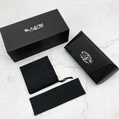 China Iron sunglasses fashion high-grade glass box, private custom sky and earth cover metal packaging box, customized logo sungl for sale