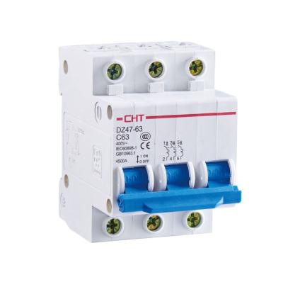 China Professional Performance PA66 3P 20A MCB Miniature Circuit Breaker for sale