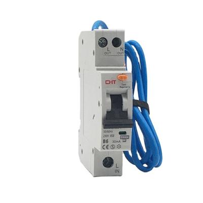 China PA66 Newly Designed High Current Capacity Residual RCBO Breaking Miniature Circuit Breaker for sale