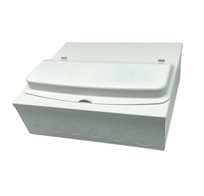 China UK Type Surface Mounted Metal Distribution Box MCB Slot Load Consumer Unit LCU for sale