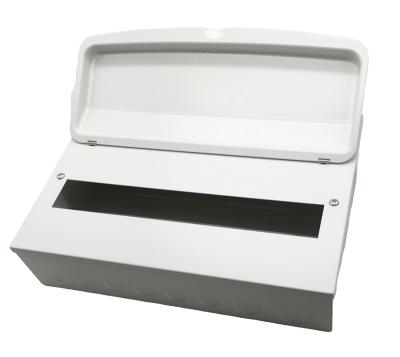 China Steel UK Surface Mounted Metal Enclosure MCB Slot Load Consumer Unit for sale