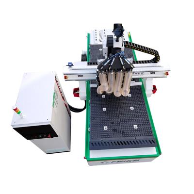 China Building Material Trays 4 Heads 1325 Woodworking Engraving Carving Machine CNC Router For Door Sideboard for sale