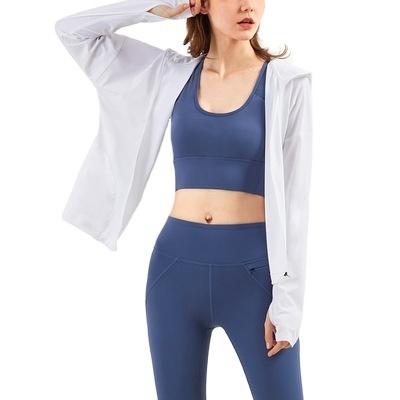 China Women's Uniooo Spandex Zipper Track Pocket Jacket Turtle Neck Workout Print Slim Fit Pattern 1PC Sports Breathable Yoga Running Jacket Full for sale