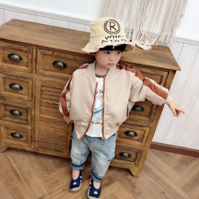 China New Boys KS2211 Durable High Quality Baseball Jacket Casual Boys Spring Jacket for sale