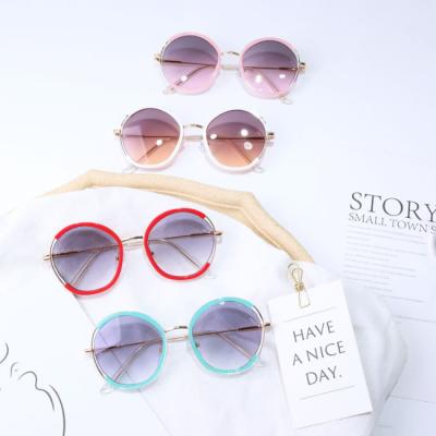 China Fashion Sunglasses KS2600 Half Frame Children Shape Sunglasses 2020 Fashion Polygon Children Sunglasses for sale