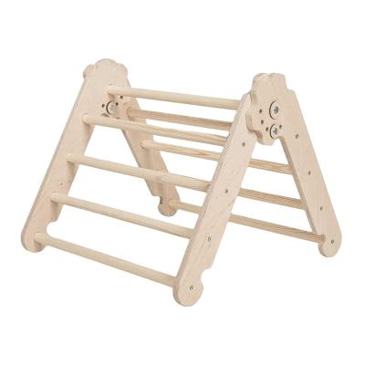 China New Design Modern Hot Selling Wooden Triangle Ladder Indoor Educational Toys for sale