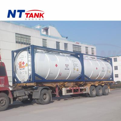 China ASTM 240 304 ASTM 240 304 10900L 20 Feet Stainless Steel Transport Containers ISO Tank For Oil for sale