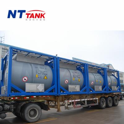 China GB/T 1591-Q345D GB/T 1591-Q345D 10' full ISO frame collar tank 10ft reefer container for sale for sale