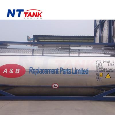 China dnv 21000L approved custom transport 304 stainless steel liner tank custom for sale