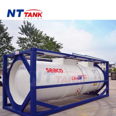 China Custom Track Tank Custom Transport Support Liquid Shipping Container for sale