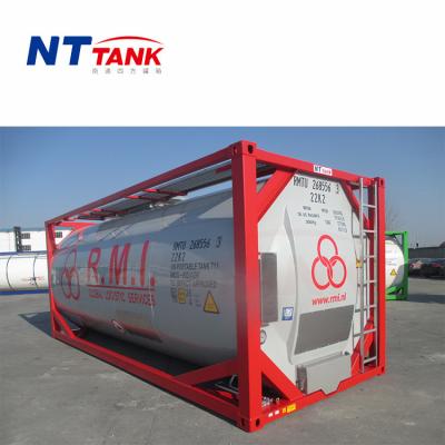 China GB/T 1591-Q345D GB/T 1591-Q345D Food Grade Sea 20 Liquid Portable Tank Container Dimensions for sale