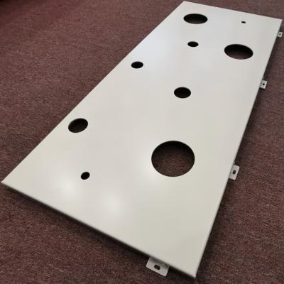 China Panels OEM Aluminum Metal Aluminum Alloy Exterior Punching Panel Solid Hole Provided For Free PE, PVDF Customized 1.0-4.0mm for sale