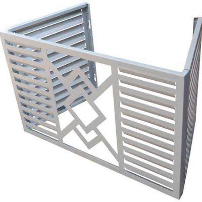 China Modern Decorative Waterproof Outdoor Units Aluminum Alloy Air Conditioner Covers for sale