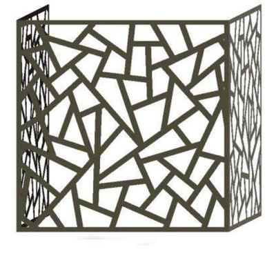 China Industrial Aluminum Laser Cut Decorative Metal Fencing For Air Conditioner Cover for sale