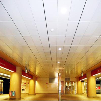 China Artistic Ceilings Fireproof Decorative Metal Aluminum Hanging Ceiling Panel Interior for sale