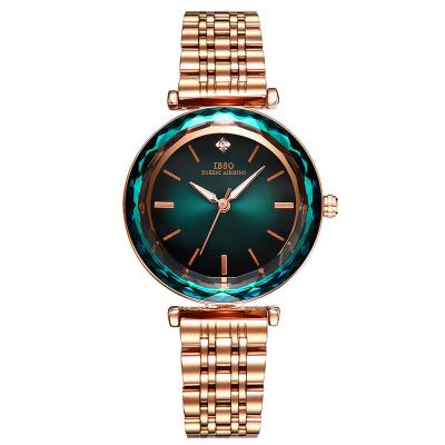 China IBSO Brand Women's Crystal Watches Fashion Cut Glass Design Luxury Wrist Watch For Female Quartz Watch for sale