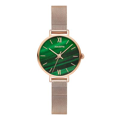 China Luxury Water Resistant AKDPN Rose Gold Women Watch Stainless Steel Ladies Quartz Wristwatches Relogio Feminino Fashion Time Reloj Muje for sale