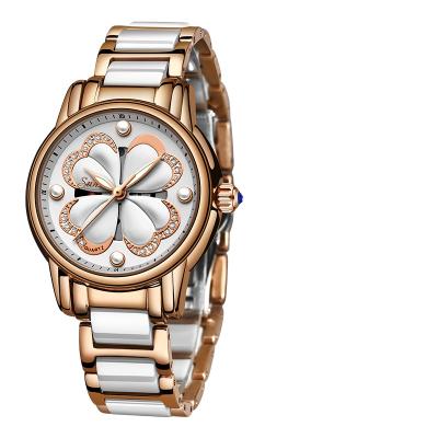 China LIGE SUNKTA Water Resistant Women Watch Relogio Feminino Luxury Girl Girl Watch New Top Brand Ceramic Rose Gold Quartz Watch Ladies Clock for sale