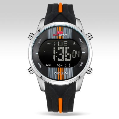 China Latest Fashion Brand Digital Chronograph KAT-WACH Waterproof Military LED Display Quartz Sports and Leisure Watches for sale