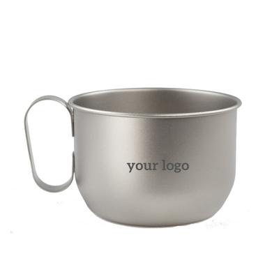 China China Real Outdoor Heated Branded Food Manufacturer Grade Titanium Coffee Mugs for sale