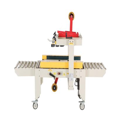 China Duoqi FXJ-4030S food carton sealer automatic left and right drive belt tape carton box sealing machine for sale