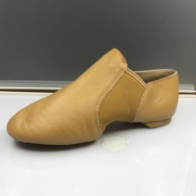 China Jazz Shoes GENUINE LEATHER genuine leather soft split on flexible dance shoes for sale