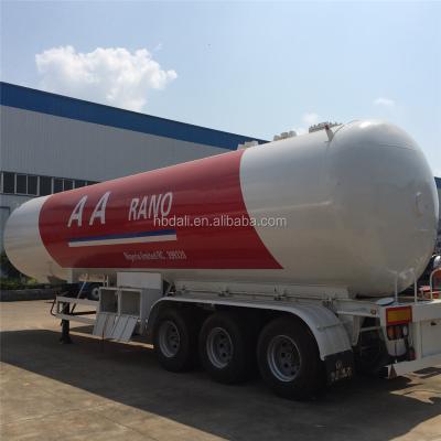 China Truck Trailer 61.9CBM LPG Semi Trailer For Sale Heavy Duty LPG Tank Trailer Competitive Price Famous Brand for sale