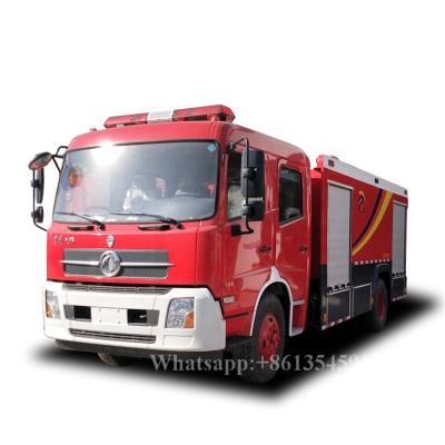 China Rescue Fire Engines Dongfeng Forest Fire Fighting Emergency Truck With 6000 Liters Water Tank for sale