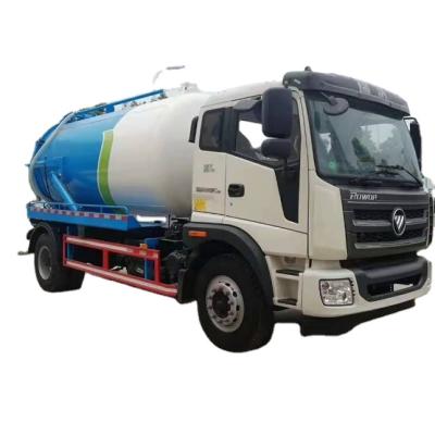 China High Strength Carbon Steel Foton Sewage Tank Truck For Sale for sale