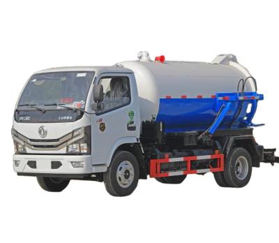 China Q345 Steel Brand New 4m3 Sewage Suction Truck Septic /Second Hand Vacuum Sucking Truck For Sale for sale