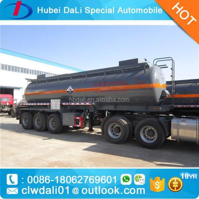 China Others 35MT Ammonia Water Transport Truck Trailers Sodium Hypochlorite Transport Trailers for sale