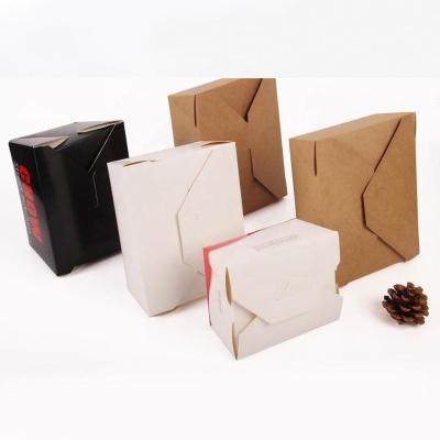 China Disposable Free Sample Eco Friendly White Paper To Go Custom Biodegradable Lunch Boxes Lunch Boxes for sale