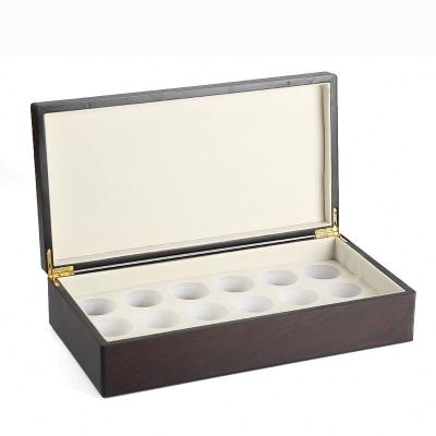 China Recycled Materials Custom Wooden Packaging Box With EVA Foam Insert Cosmetic / Health Care Product Wooden Packaging Box for sale