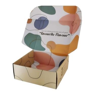 China Recycled Materials Bulk Recycled Custom Paper Shipping Cardboard Clothes Corrugated Packaging Shipping Boxes for sale