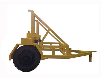 China 3T - 10T Heavy Duty Suspension Cable Drum Reel Carrier Trailer / Underground Cable Tools for sale